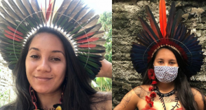 Índia amazonense confecciona e doa 5 mil máscaras contra CovidSateré-Mawé em ação
