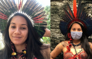 Índia amazonense confecciona e doa 5 mil máscaras contra CovidSateré-Mawé em ação