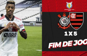 Flamengo ensina Corinthians a contar até 5 em São PauloMassacre