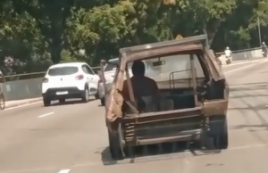 VÍDEO: Manauaras filmam “Mad Max da Compensa” circulando na Av. BrasilCarro raiz