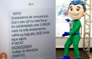CUIDADO! Golpe da Nota Fiscal Amazonense anda pegando desavisadosALERTA