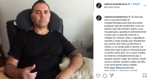 Filho posta foto de Sabino para “evitar boatos” sobre saúde do políticoRedes sociais