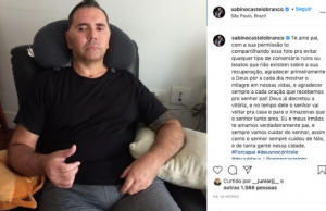 Filho posta foto de Sabino para “evitar boatos” sobre saúde do políticoRedes sociais