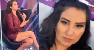Fabiola Gadelha e Luiza Ambiel quebram o pau nas gravações de Rodrigo FaroTreta na TV