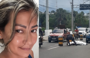 TRAGÉDIA: Mãe de família morre atropelada por ônibus após cair da moto na TorquatoQue tristeza