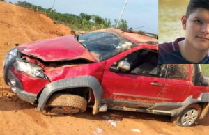 Filho de vereador morre em acidente na BR-319Tragédia ao volante