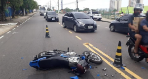 Detran culpa motoqueiros de delivery por aumento de acidentes em ManausPerigo
