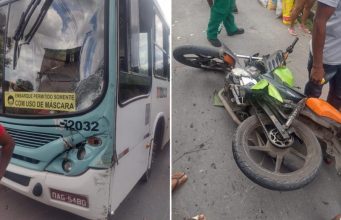 Mototaxista foge de assalto e acaba morrendo após colidir contra ônibus