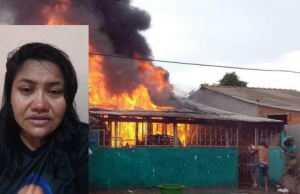 Família precisa de ajuda após ter a casa toda queimada em ParintinsDrama