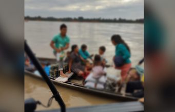 Mulher em trabalho de parto em canoa é socorrida por policiais da Base Arpão