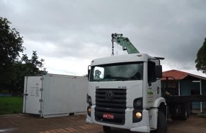 Devido o aumento de mortes por Covid-19, câmara frigorífica é instalada em hospital de IrandubaUma triste realidade para o nosso município", informou a Semsa