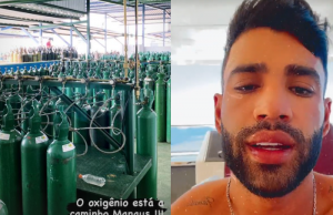 Gusttavo Lima enche um boeing com oxigênio e manda para ManausAjuda