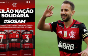 Flamengo anuncia leilão solidário para compra de oxigênio em Manaus