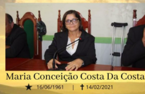 Vice-prefeita do Careiro da Várzea, Conceição Costa morre vítima de CovidLuto