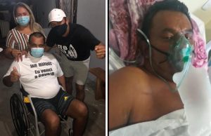 Sobrevivente da Covid-19 volta para casa em Iranduba: “A vida do Jair é um milagre!”Vitória!