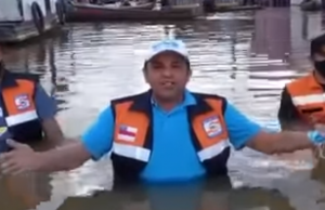 Com água na cintura, prefeito de Itamarati suplica por ajuda: “Estamos nos afogando”Cheia no Amazonas