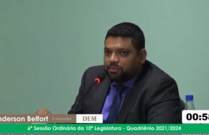 Vereador Anderson Belfort solicita limpeza das caixas d’água da Comunidade do AriaúSaúde