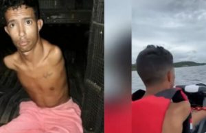 Homem sem braço preso como motora do crime, aparece pilotando jet ski com os pés em ManausAbusado