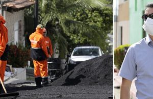 David Almeida fiscaliza pacote de obras de R$ 30 milhões em ManausTapa-buracos