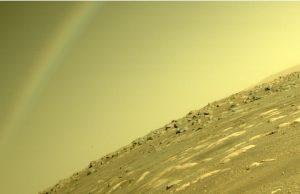 Falso arco-íris é fotografado por sonda em MarteNasa