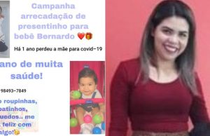 Orfão da Covid: bebê que perdeu a mãe ganha festinha de aniversário"nosso amorzinho"