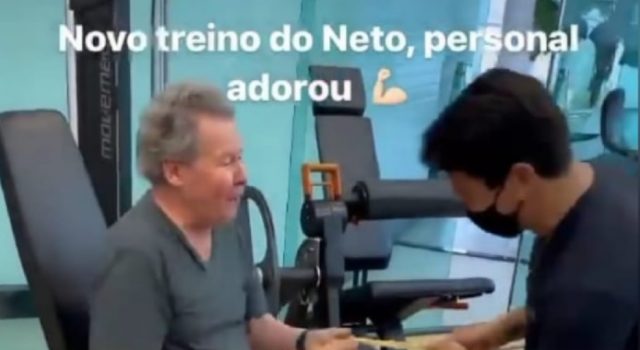 Aos 75 anos, Arthur Neto posta foto na malhação sonhando com a Presidência do Brasil
