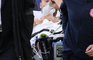 Eurocopa: jogador dinamarquês sofre mal súbito em campoMeio campo foi atendido e se recupera bem