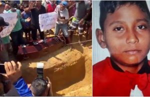 Lágrimas e revolta no enterro do menino Gabriel em IrandubaLuto e covardia