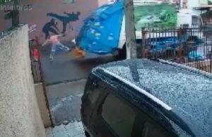 ANJO OU HERÓI? Coletor de lixo salva criança de ser atropelada no Paraná; veja o vídeo