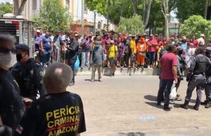 Terror à luz do dia; homem é assassinado na frente da Igreja da Matriz, Centro de Manaus