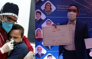 SOLDADO DA LINHA DE FRENTE – Enfermeiro de Caapiranga ganha o prêmio ‘Anna Nery’No pico da segunda onda da Covid, o profissional viralizou nas redes sociais ao acalmar paciente com síndrome de Down que estava com medo de receber oxigênio