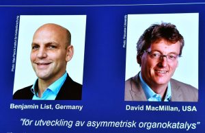 Cientistas desenvolveram catalisadores orgânicos assimétricos e ganham Nobel de QuímicaNobel de Química é concedido a Benjamin List e David W.C. MacMillan