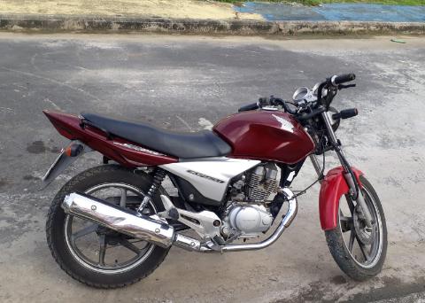 MOTOCICLETA RECUPERADA