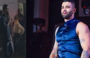 Segurança de Gusttavo Lima empurra fã que aguardava para tirar foto com o cantor após show