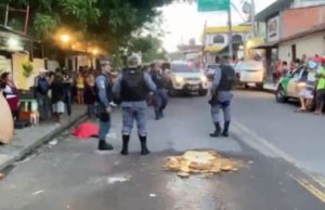 Homem é executado no meio da rua no conjunto Santos Dumond, em Manaus