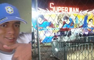 Dono do parquinho onde jovem morreu esmagado culpa a vítima pela tragédiaOutras cinco pessoas também ficaram feridas