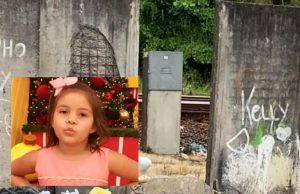 Parte de muro de metrô cai e esmaga menina de 8 anos em Recife