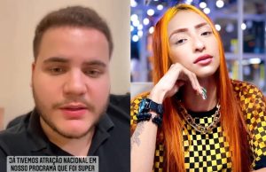 TRETA – Willace Souza diz que Ruivinha pediu cachê para ir ao programa: ‘Subiu na cabeça’Em sua defesa, Ruivinha de Marte negou o acontecido e pediu prova. "Mana, eu fico passada o que as pessoas não fazem por biscoito né?"