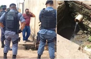 Em Itacoatiara, feto de 10cm é encontrado dentro de bueiro