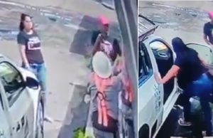 Vídeo: funcionários da Amazonas Energia são assaltados por casal de criminosos em ManausO homem apontava a arma e a mulher fazia a 'limpa'