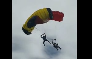 TRAGÉDIA – Militar morre e outro fica ferido após acidente de paraquedas