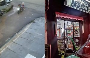 Veja: vídeo registra assassinato de dono de barbearia em ManausA vítima ainda tentou se esconder no banheiro