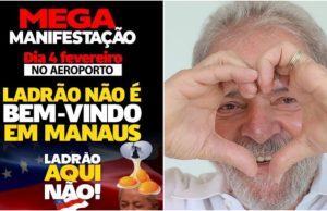 Lula em Manaus: direita prepara ovada; “ladrão, aqui não!”