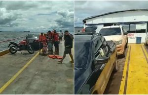 Vídeo de aflição: empurrador de balsa afunda no Encontro das ÁguasNinguém ficou ferido