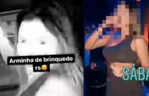 Vídeo: Policial Militar do Amazonas é investigado por dar arma para blogueira novinha atirarBanda podre