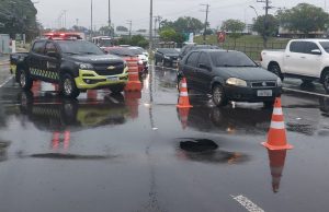 Sobre o buraco da Torquato, Seminf diz que no ‘máximo cincos dias o serviço será concluído’