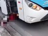Vídeo mostra assaltante atropelado por ônibus de rota durante fuga em Manaus