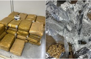 ÁREA RESTRITA: Receita Federal apreende castanha com maconha no Aeroporto de ManausCom a realização da verificação física da carga se constatou a presença de 53,8gk de maconha tipo skunk em 8 volumes de castanhas do Brasil