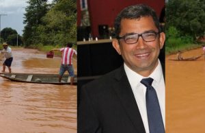 Vídeo: Em Iranduba, canoa em ramal alagado ironiza prefeito Augusto Ferraz: ‘vergonha’Sem condições