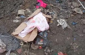 Catadores encontram feto dentro de sacola no lixão em Parintins